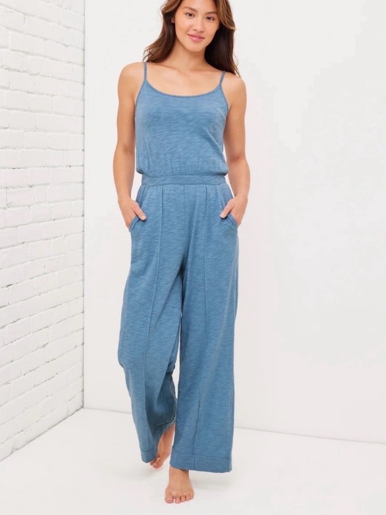 UpWest Pants - Blue NWT Wide-Leg Jumpsuit with Spaghetti Straps